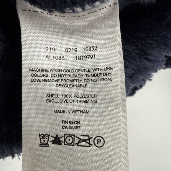 Columbia Women’s L Blue Fire Side II Sherpa Jacket Full-Zip Fleece Soft Cozy - Picture 5 of 8